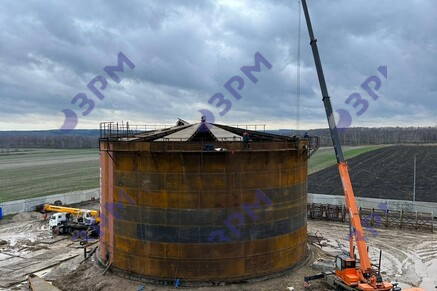 Битумное хранилище общим объемом 80000 м3 в Екатеринбурге - Опытный завод резервуаров и металлоконструкций