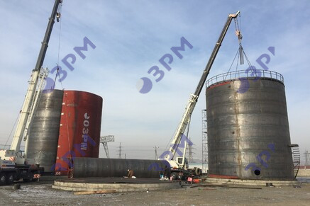 РВС-1000 м3 для светлых нефтепродуктов в Екатеринбурге - Опытный завод резервуаров и металлоконструкций
