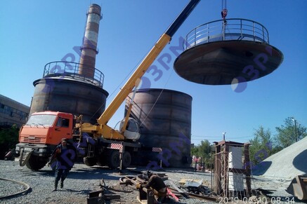 РВС-300 м3 для битума в Екатеринбурге - Опытный завод резервуаров и металлоконструкций