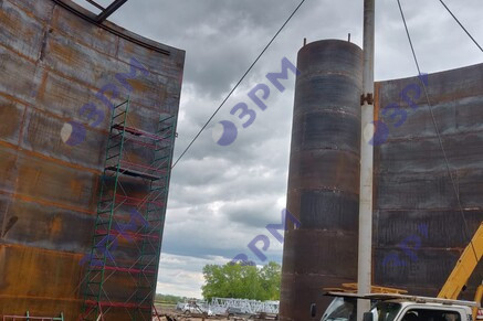 РВС-5000 м3 для битума в Екатеринбурге - Опытный завод резервуаров и металлоконструкций
